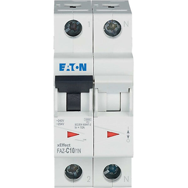 Eaton Leitungsschutzschalter C 10A, 1p+N FAZ-C10/1N